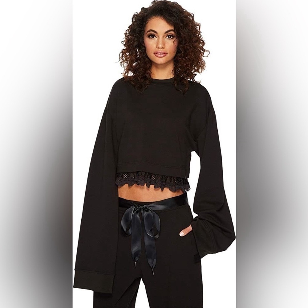 Puma by Rihanna Fenty Long Sleeve Cropped  Sweatshirt Size Medium